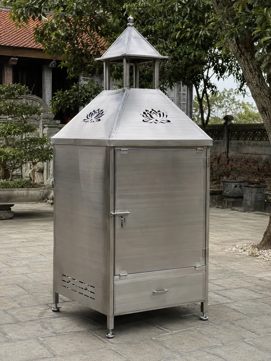 Lò hóa vàng kích thước lớn bằng inox 304