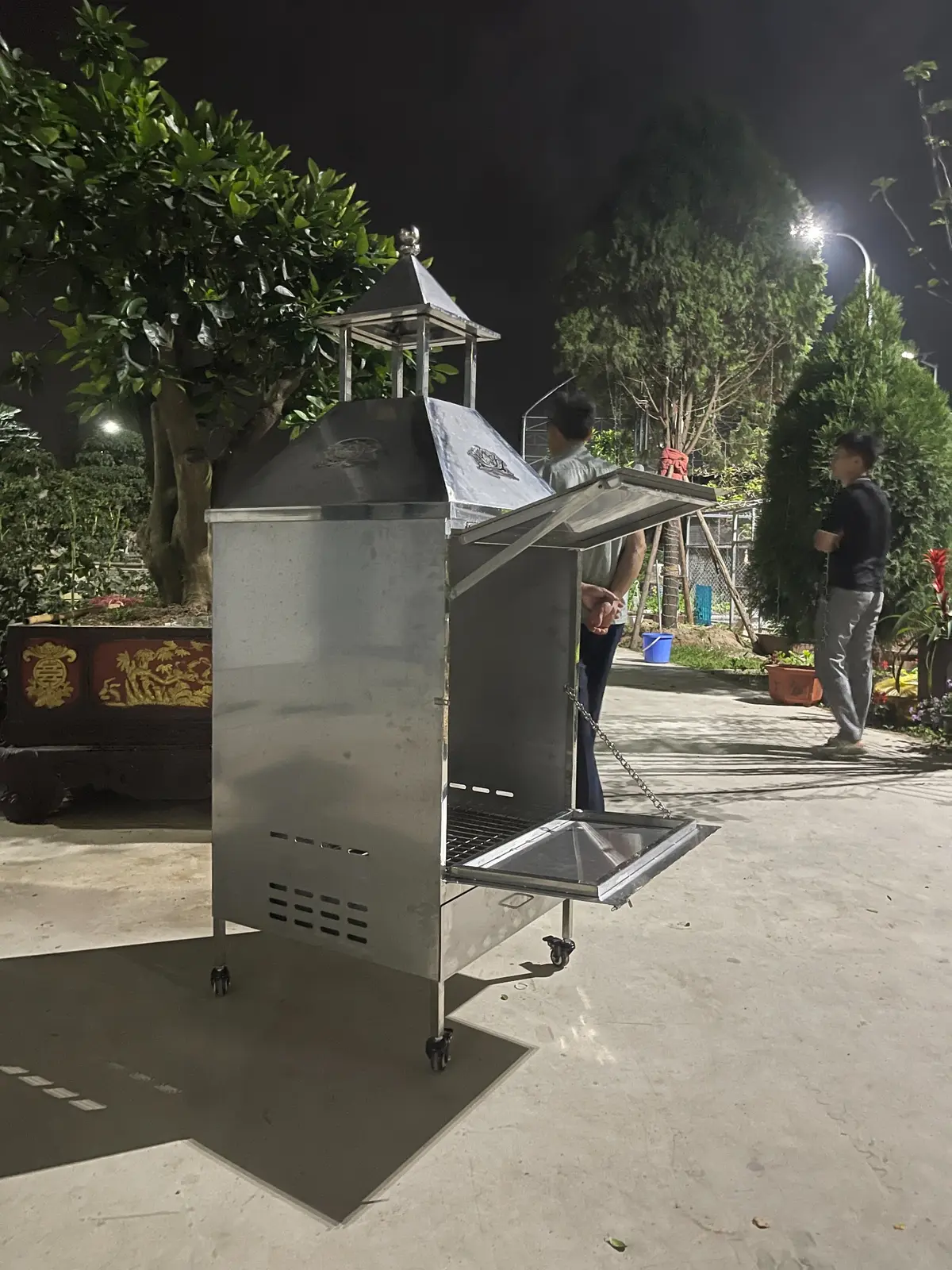 Lò hóa vàng tại không gian sử dụng thực tế