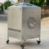 Mặt sau lò hóa vàng gia đình inox 304