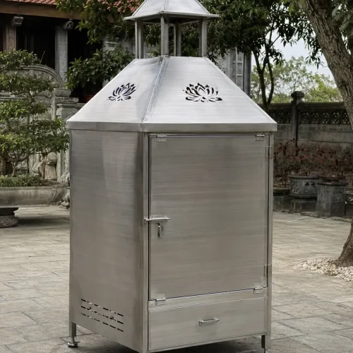 Phối cảnh lò hóa vàng kích thước lớn dáng lục giác inox 304 Phối cảnh lò hóa vàng kích thước lớn dáng lục giác inox 304
