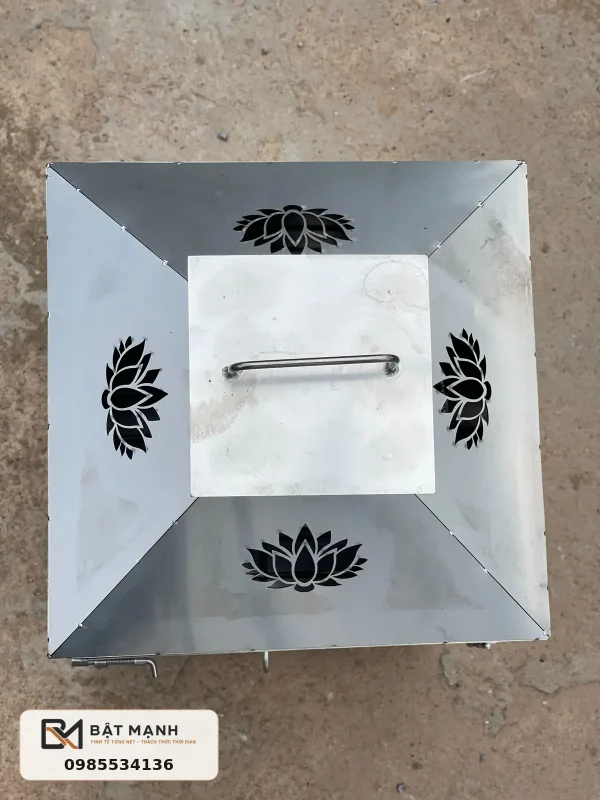 Mái và tay xách lò hóa vàng gia đình 26,5 cm