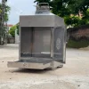 Lò hóa vàng gia đình mở cửa và khay tro
